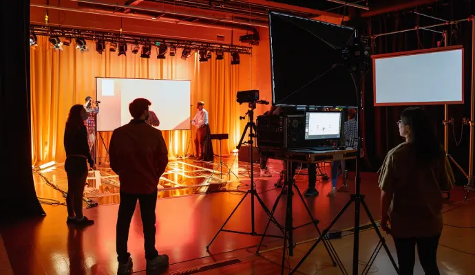 Experience in training video production